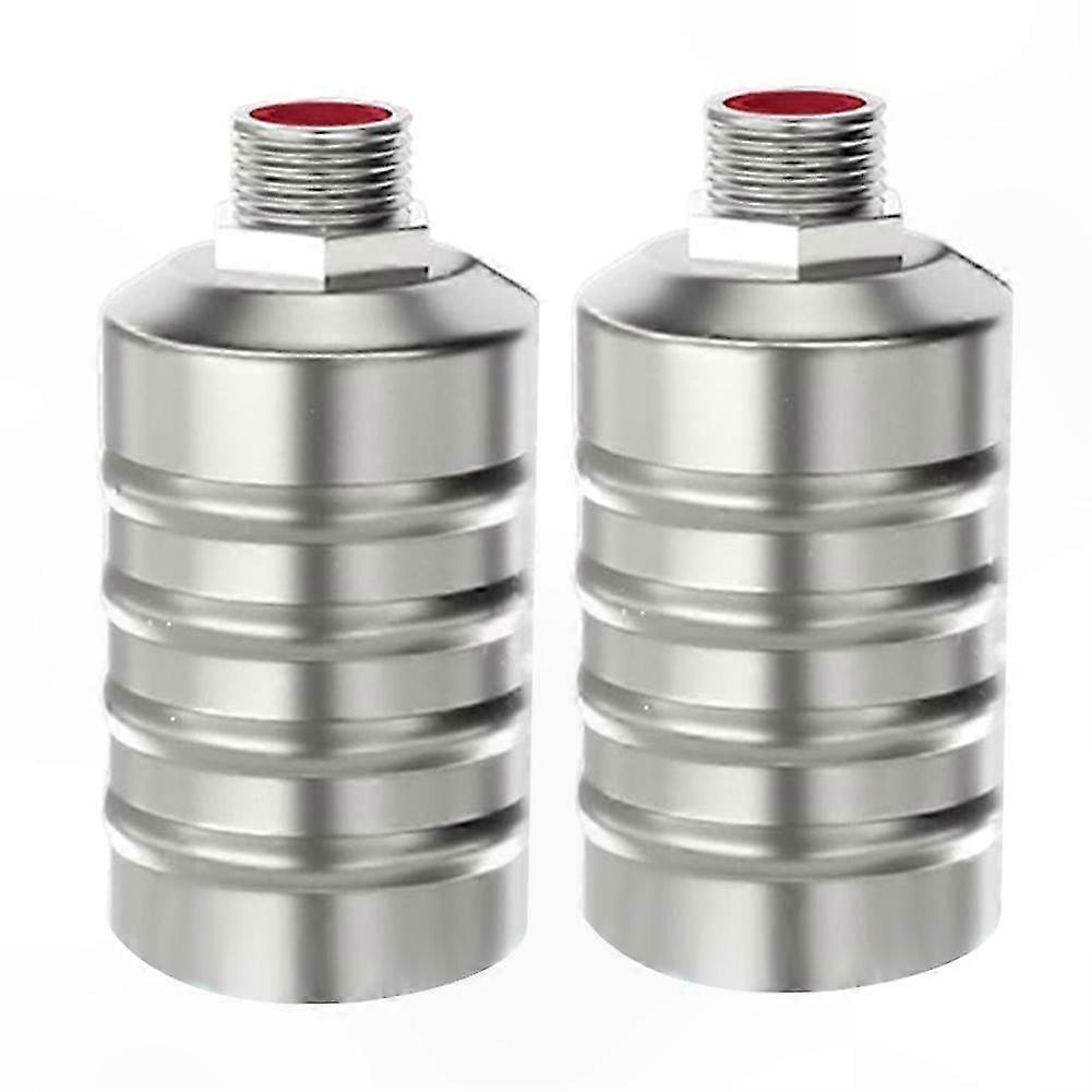 2-Pack Automatic Water Level Control Valve, 1/2 Inch Side Entry Float Valve for Water Tanks