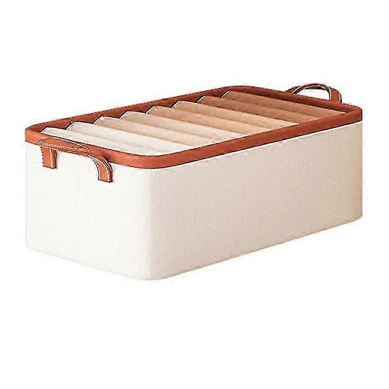 Collapsible Fabric Storage Box | Stackable Foldable Organizer for Wardrobe, Home, Dorm