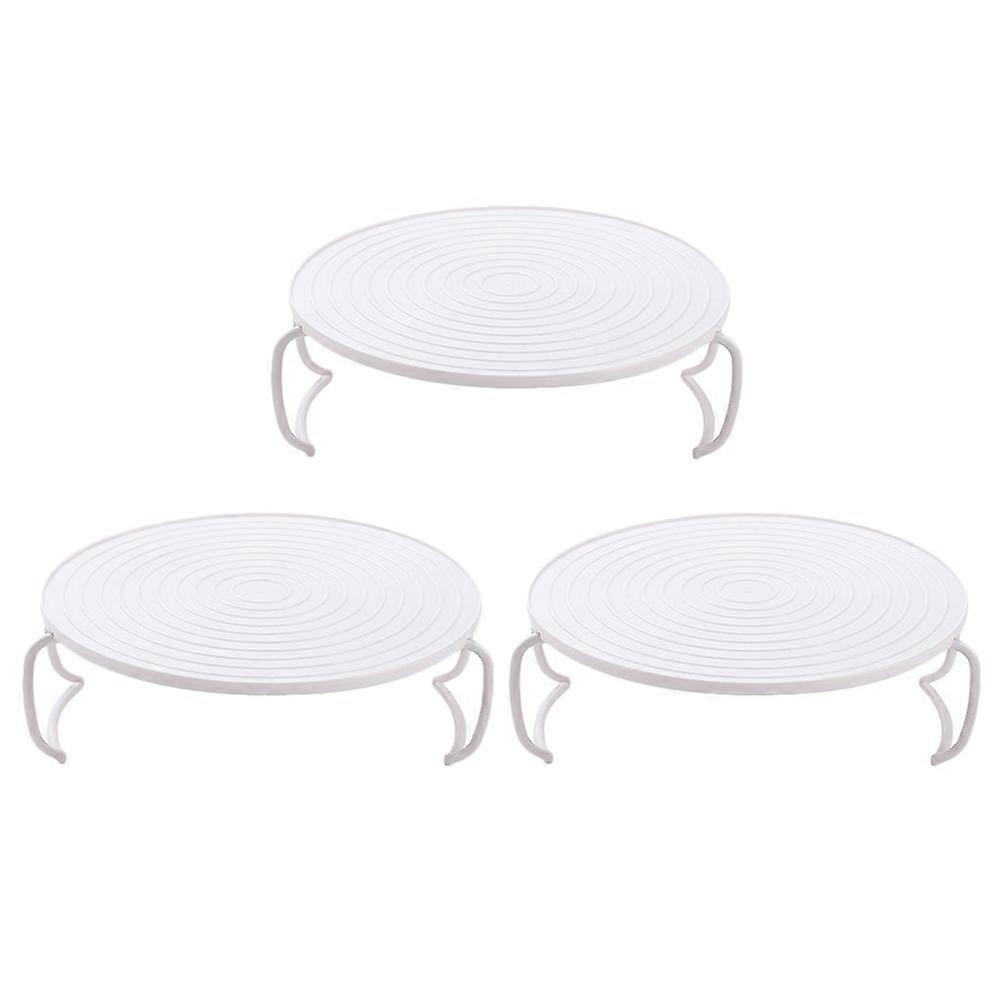 Steaming Rack ABS Material Kitchen Cooker Stand for Storage 3Pcs