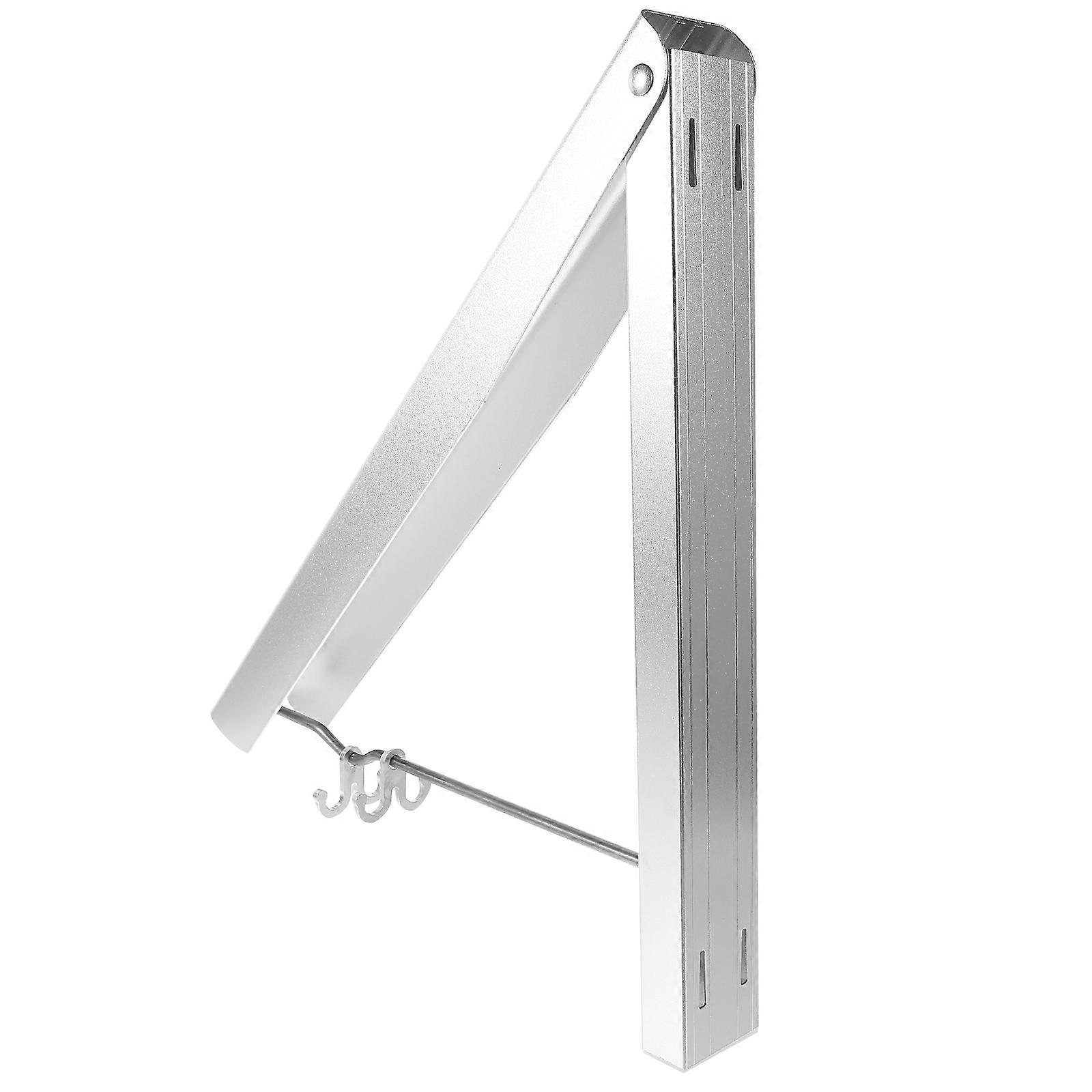 Folding Wall Mounted Clothes Drying Rack Retractable Hanger Single