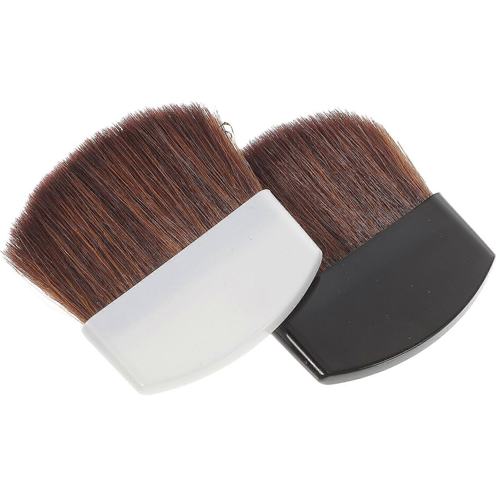 Blush Brush Portable Makeup Brush for Blush Application 2Pcs Set