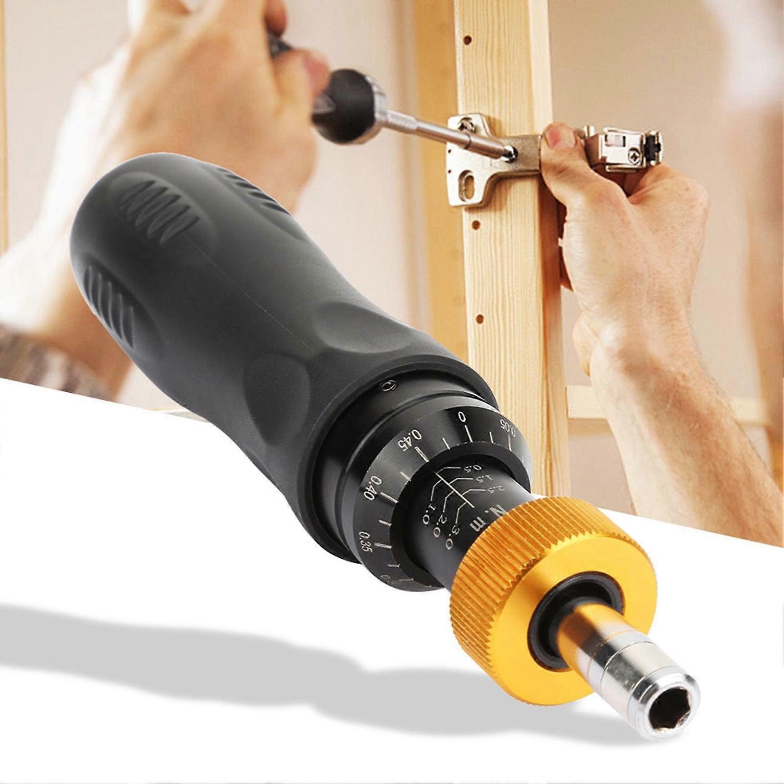 Presetting Type Adjustable Torque Screwdriver 0.5-3Nm Hex Socket RTD-3