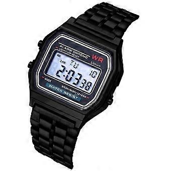 2026#Children Digital Watch Boys Girls Fashionable Elegant Stainless Steel Sports Watch Birthday Gift Gold