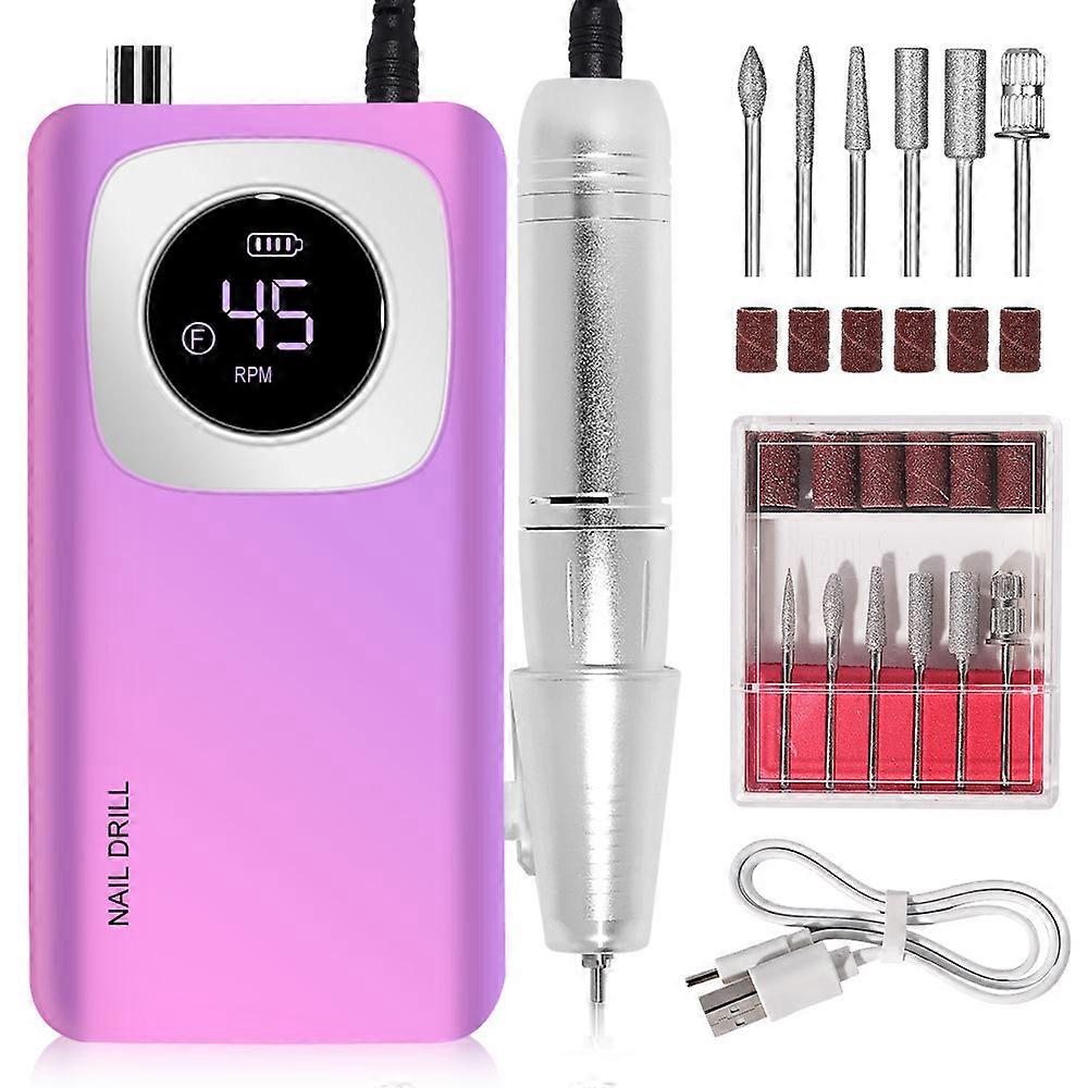 Kit de lime à ongles électrique portable multiton