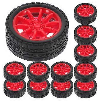 40pcs 30mm Toy Car Wheels High Precision Model Car Tires for Science Experiments Diy Robot Projects And Educational Kits