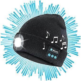 Bluetooth Led Mütze Warm Isolierenden Wiederaufladbaren Hut mit Bluetooth-Lautsprechern und LED-Licht Warme Mütze