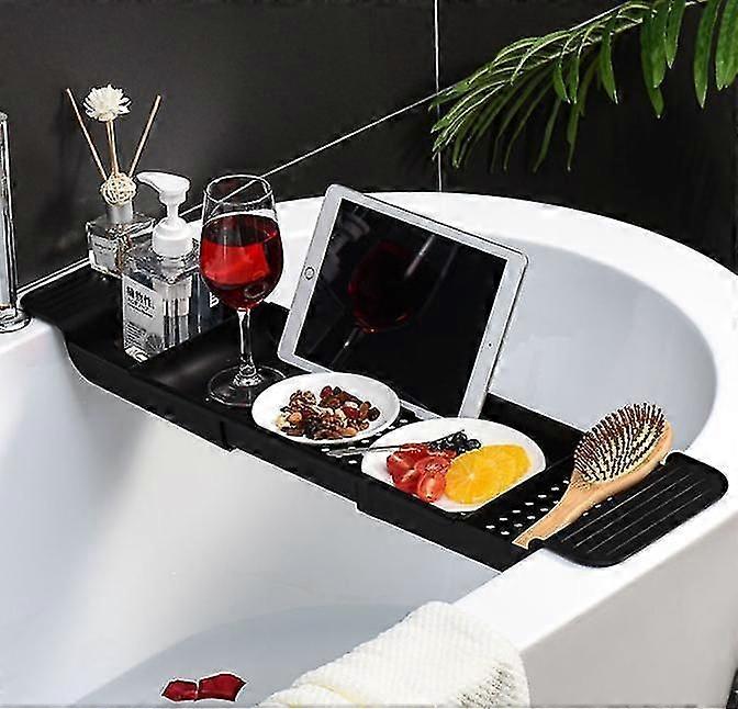 Bath Extendable Caddy Tray Bathtub Organizer