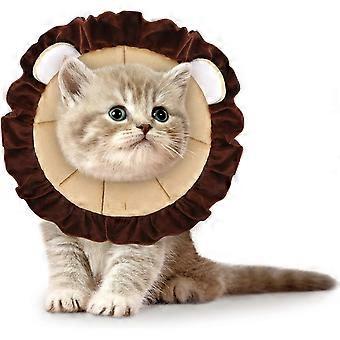 Erholungshalsband für Hunde und Katzen Haustier Katzenkegel Niedlicher lustiger weicher Kegel für Katzen Komfortabler Hundehalskegel Leichter verstellbarer Schutzkegel für Welpen