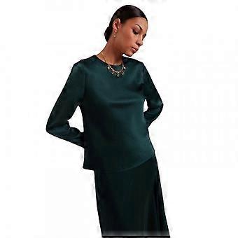 Ted Baker Womens/Ladies Mesh Crew Neck Long-Sleeved Top