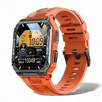 Rugged Military Smart Watch Adult For Android IOS Ftiness Watches Ip68 Waterproof 1.85'' AI Voice Bluetooth Call Smartwatch 2023