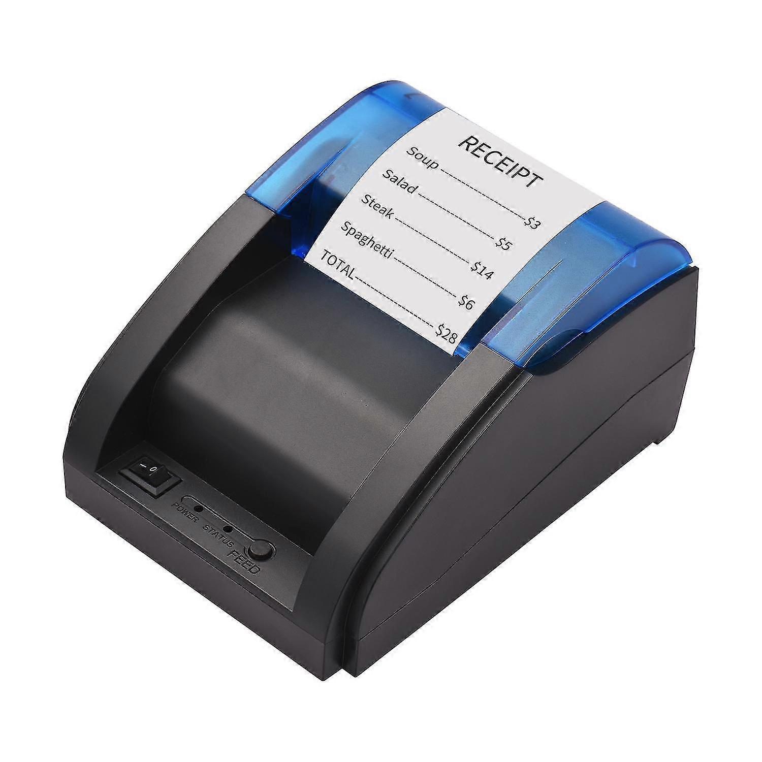 58mm termisk kvitteringsprinter USB&BT-forbindelse