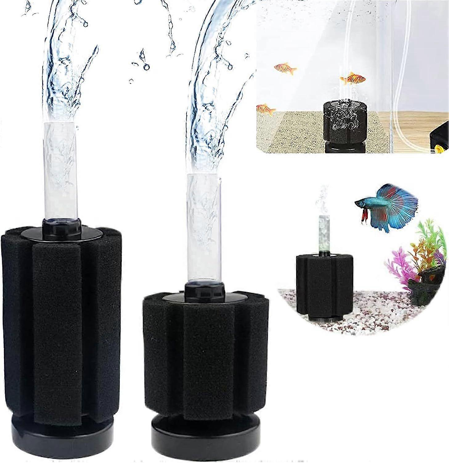 Set mit 2 Aquarienfiltern (schwarz)