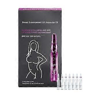 Breast Plumping Oil with Organic Essence Serum, 2ml X 7 Vials for Lifting and Firming