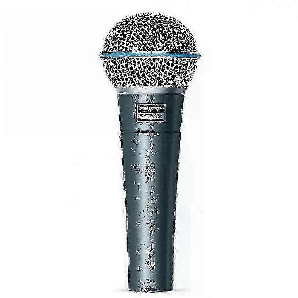 Supercardioid Dynamic Vocal Microphone for Live Performance, High Gain Feedback Suppression