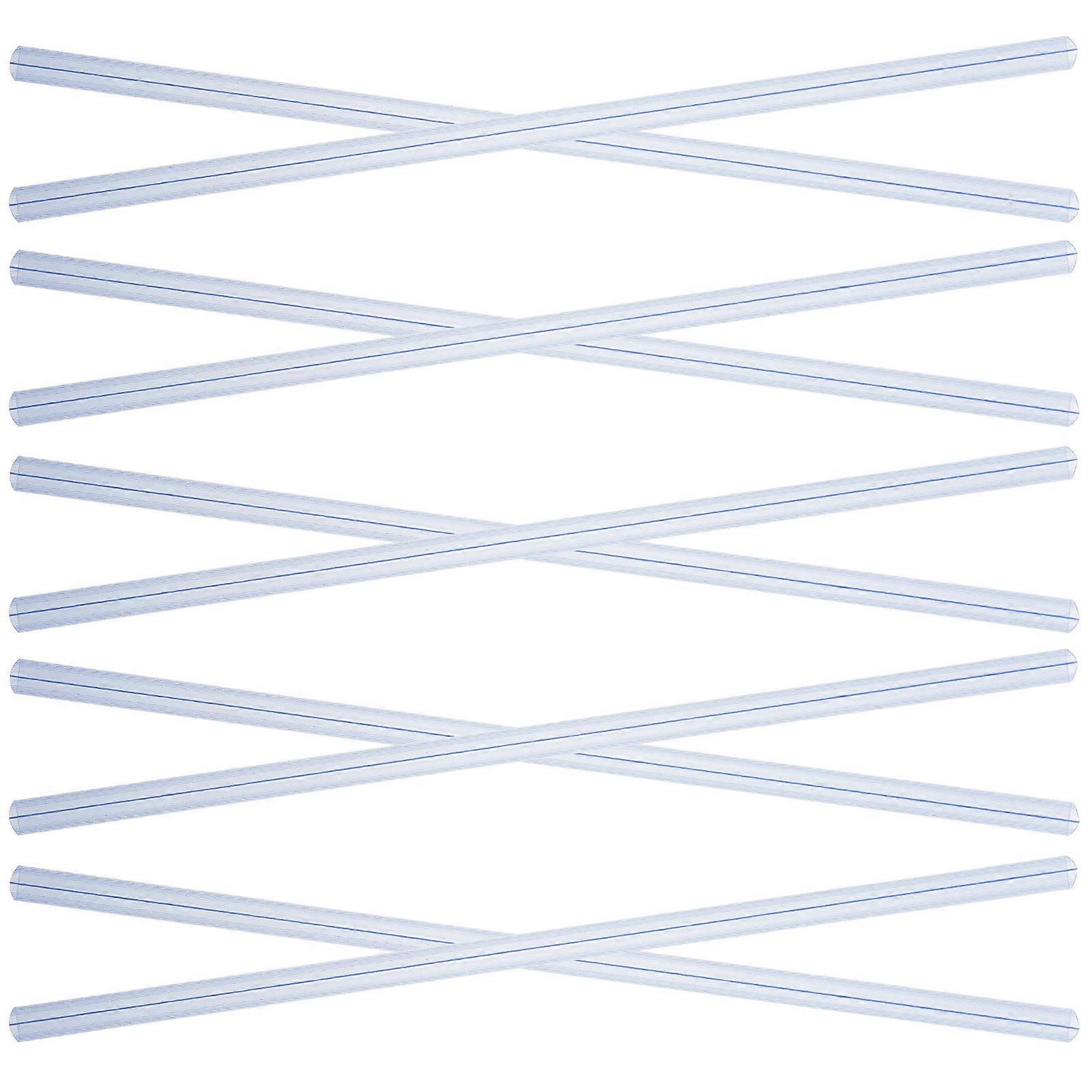 10pcs Durable Slide Binders Loose-leaf Clips Plastic Bookbinding Clips Slide Binders