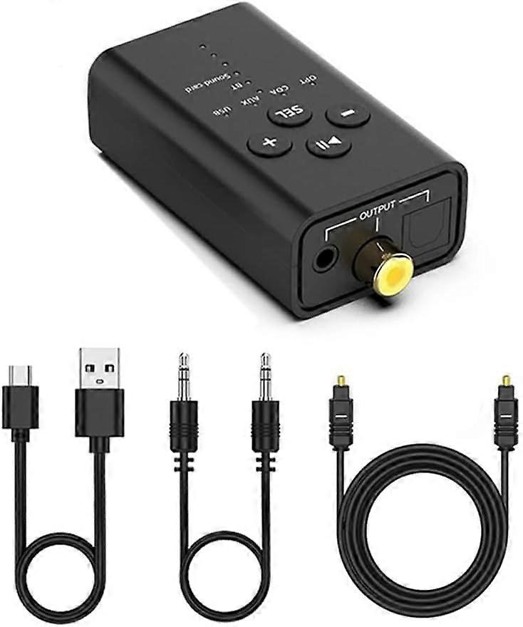 CTRLZS USB Bluetooth Audio Receiver Adapter for PC TV Speaker