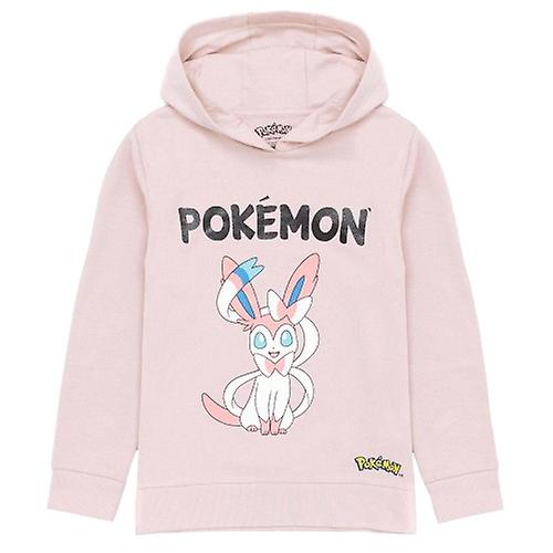 Pokemon Ragazze Sylveon Felpa con cappuccio Lilla 11-12 Years