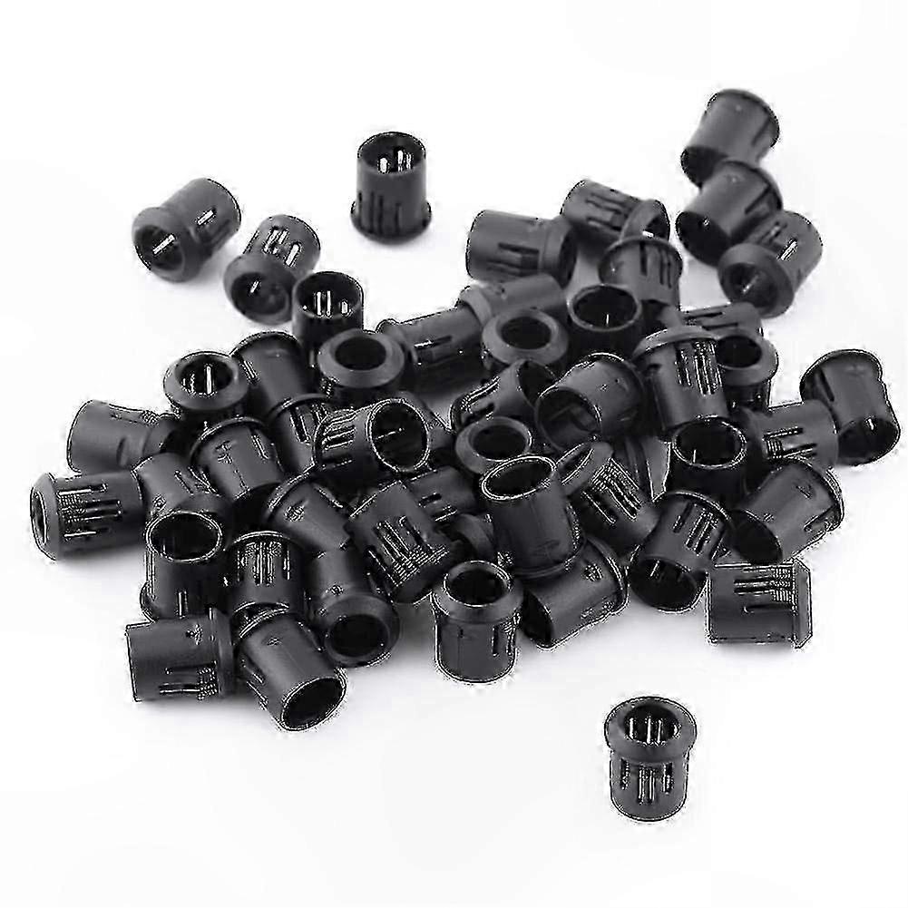 8mm 50 Pack Diode Mounting Clip Bezel Nylon LED Lamp Socket Holder for Light Emitting Uses