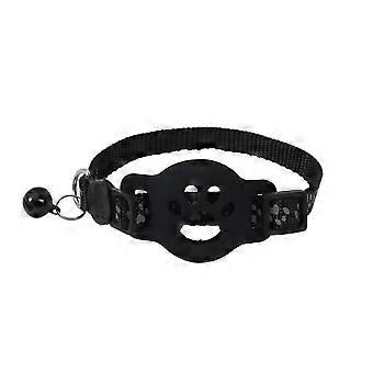 Safety Buckle Cat Collar Reflective Strips Waterproof For Airtag Collar Anti-Lost Adjustable For Airtag Case Kittens Puppies