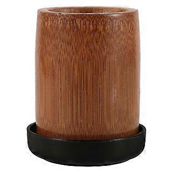 Vaso de madera para dados, accesorio para juegos de dados, suministros para fiestas y entretenimiento, vaso mezclador con base para fiestas en casa.