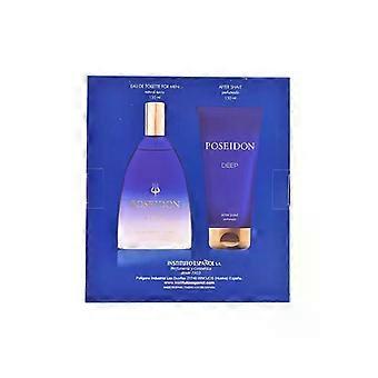 Institito Español Poseidon Deep Eau De Toilette Spray 150ml Set 2 Pieces