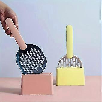1 Piece Plastic Slotted Cat Litter Scoop for Litter Box Cleaning