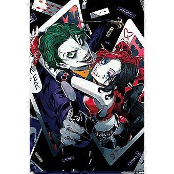 Harley Quinn Anime - Joker Hug Jigsaw Puzzle  AD986