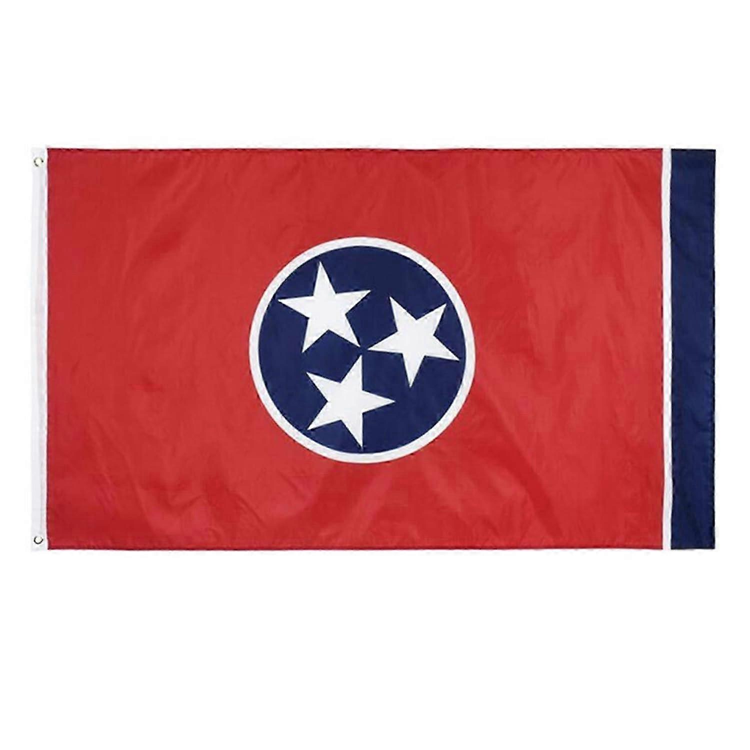 NC Flag Polyester Double Stitched Brass Grommets