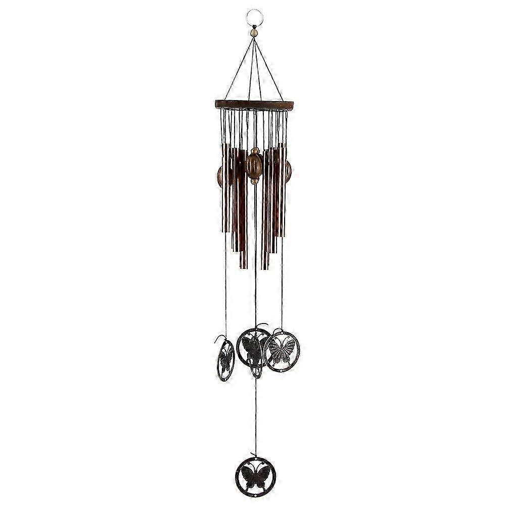 Multi Tube Copper Butterfly Chime