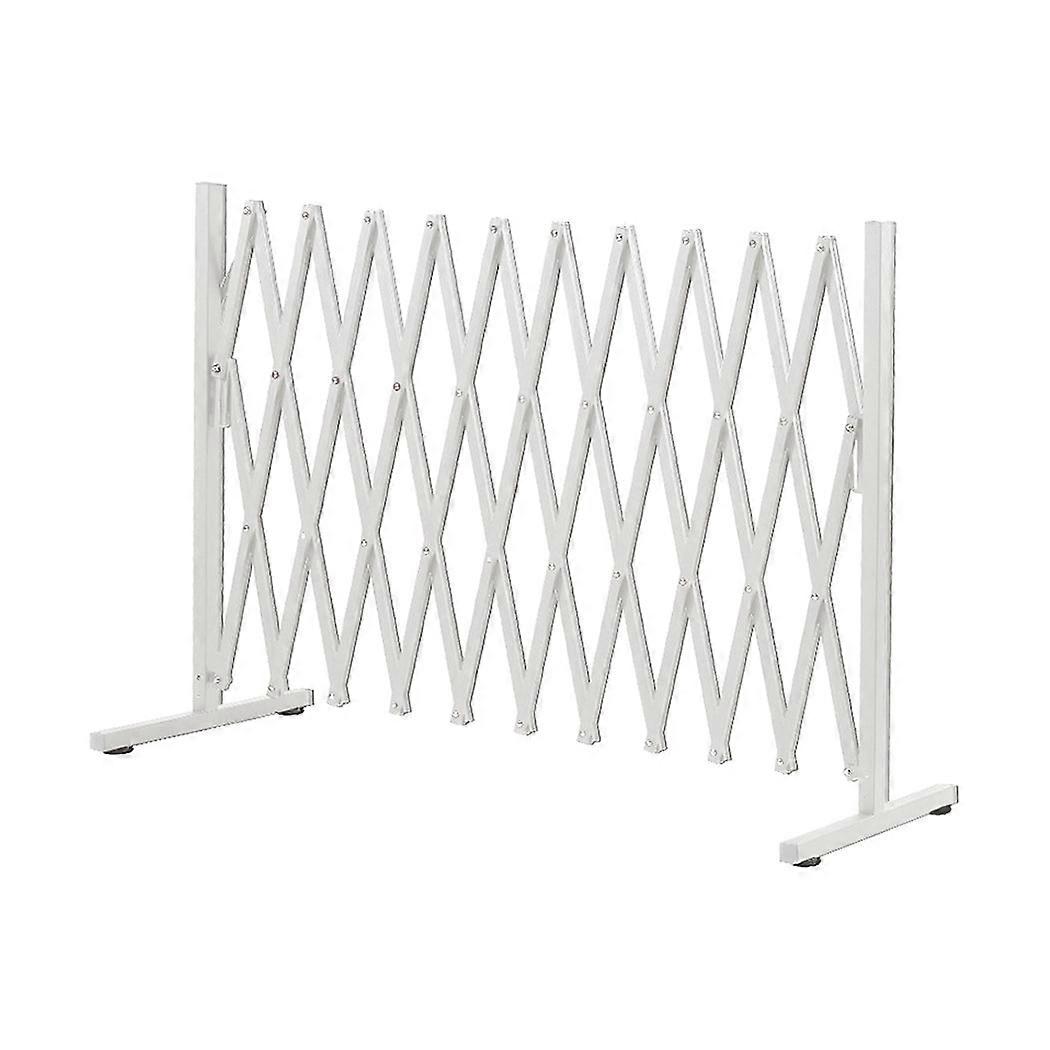 Garden Security Fence Gate Expandable White Gates