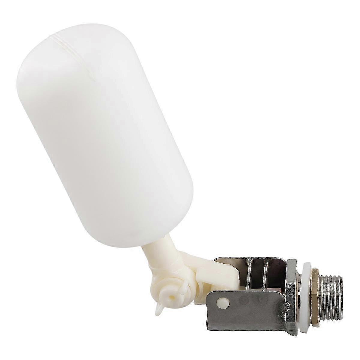 1/2-inch float valve with brass body and plastic float valve