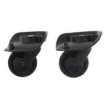 1 Pair Universal Luggage Replacement Wheels A23 Size S, Silent Suitcase Spinner with Smooth Rolling