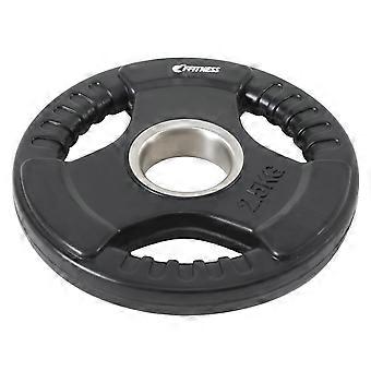 Rubber gecoate gietijzeren halterschijven gymplaten Olympische Barbell 50 mm Hole