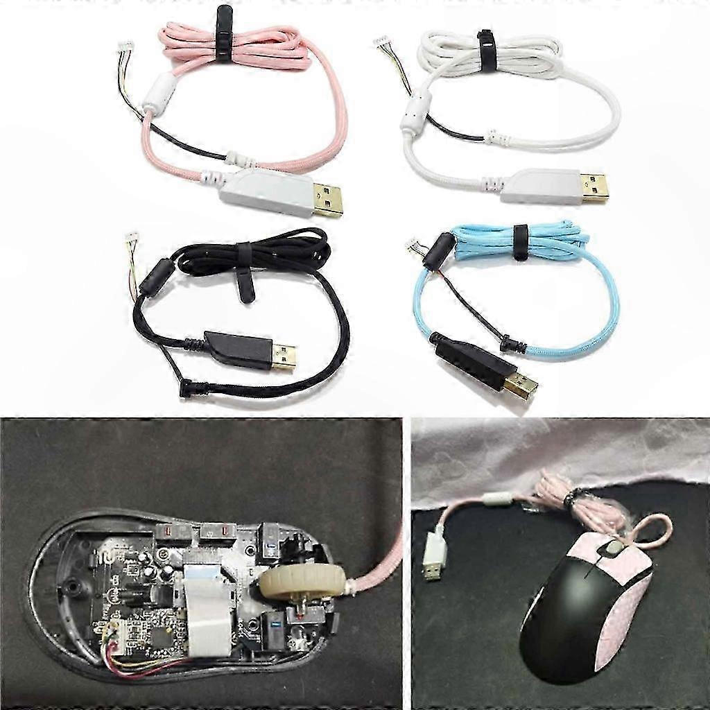 Soft Customizable Mouse Cable for Gaming - Replacement Rope for Enhanced Performance and Comfort