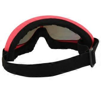 PC Antivento Occhiali Da Sci Moto Unisex Sport All'aria Aperta Occhiali Da Ciclismo Per Adulti BambiniLente Di Colore Cornice Rossa