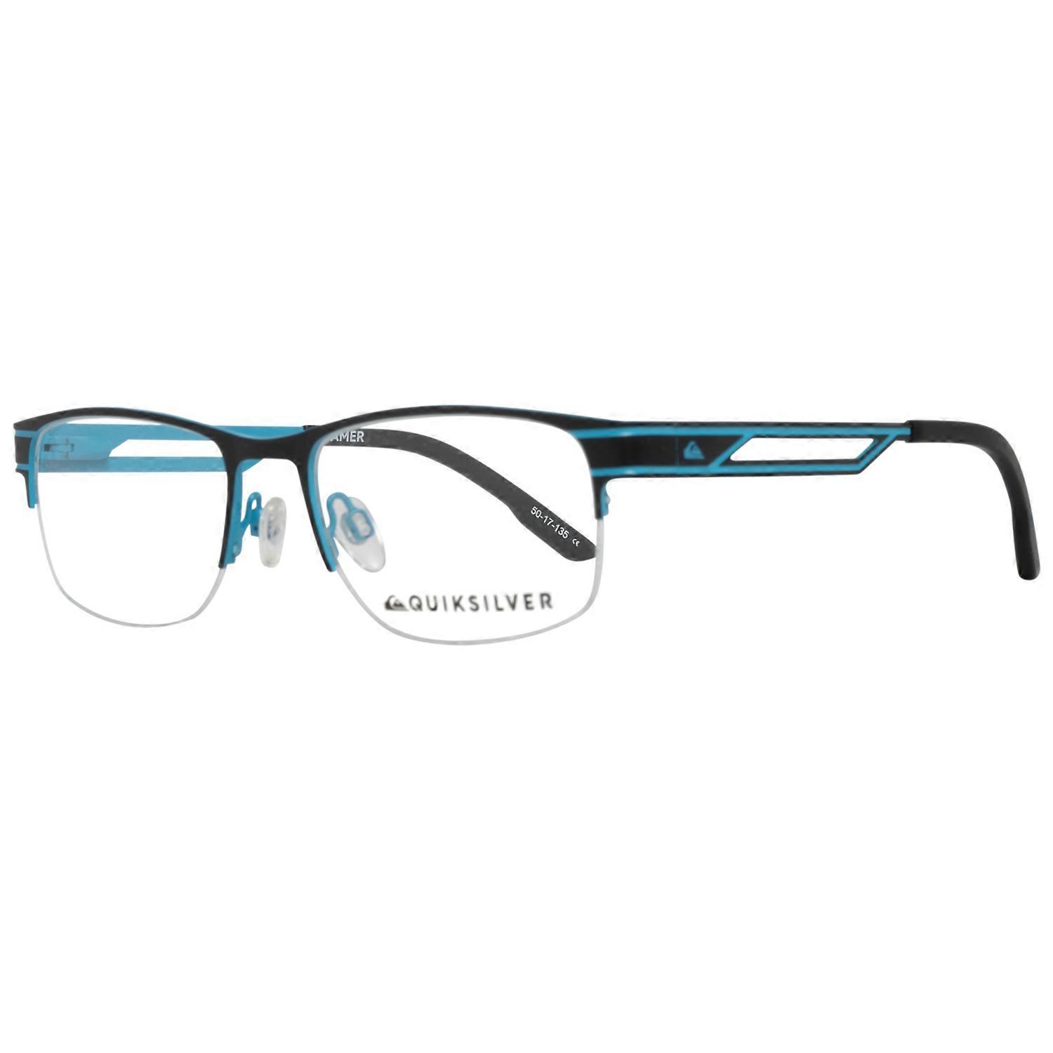 Blue Metal Rectangle Optical Frame