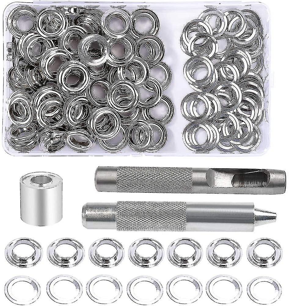 Eyelets Eyelets Kit, 100 Sets 10mm Eyelets Eyelets, Tarp Repair Kit