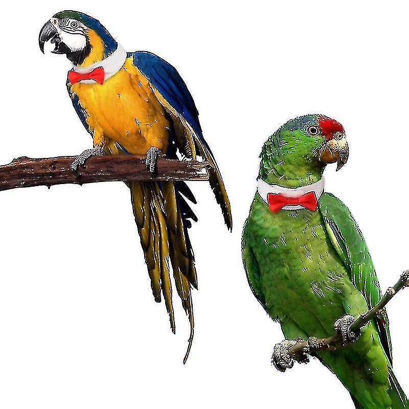 2 Pcs Creative Handmade Custom Parrot Collar Bow Tie, Specification: S