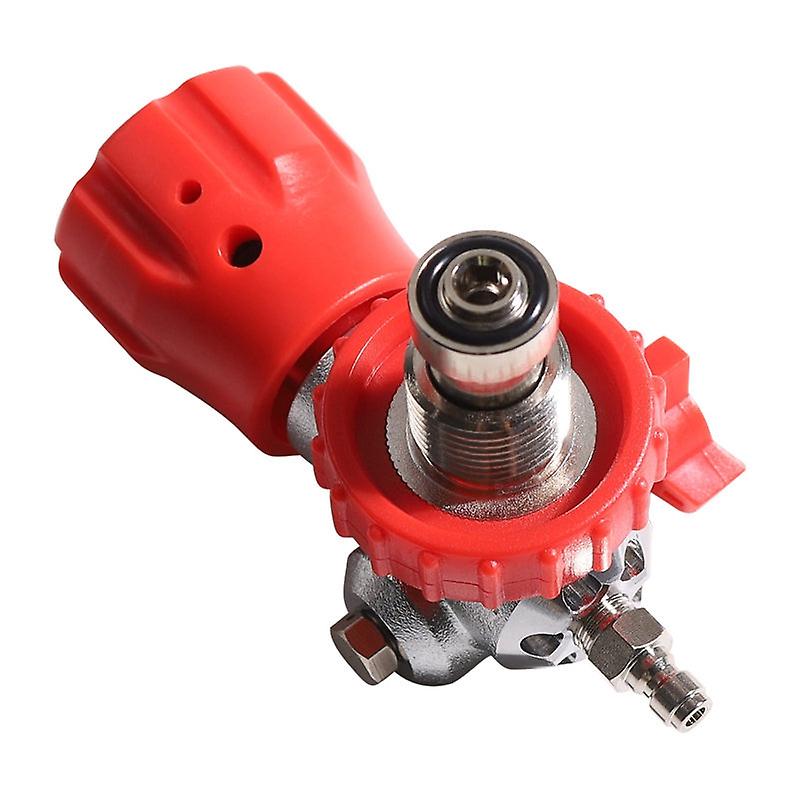 G5/8-14 Pcp Tank Dual Gauge Charging Valve Air Fill Station Gas Cylinder Refill Adapter 400bar 6000psi