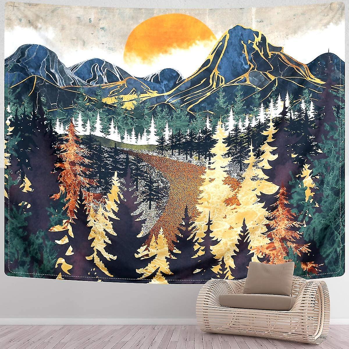 Forest Trees Art Tapestry (51.2 X 59.1 Inches)