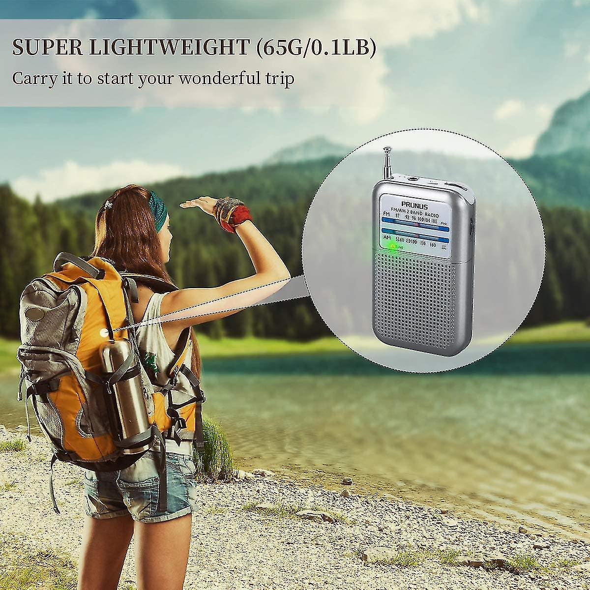 Mini Radio Battery Operated, Am Fm Vhf Radio Wittelwelle Radio With ...