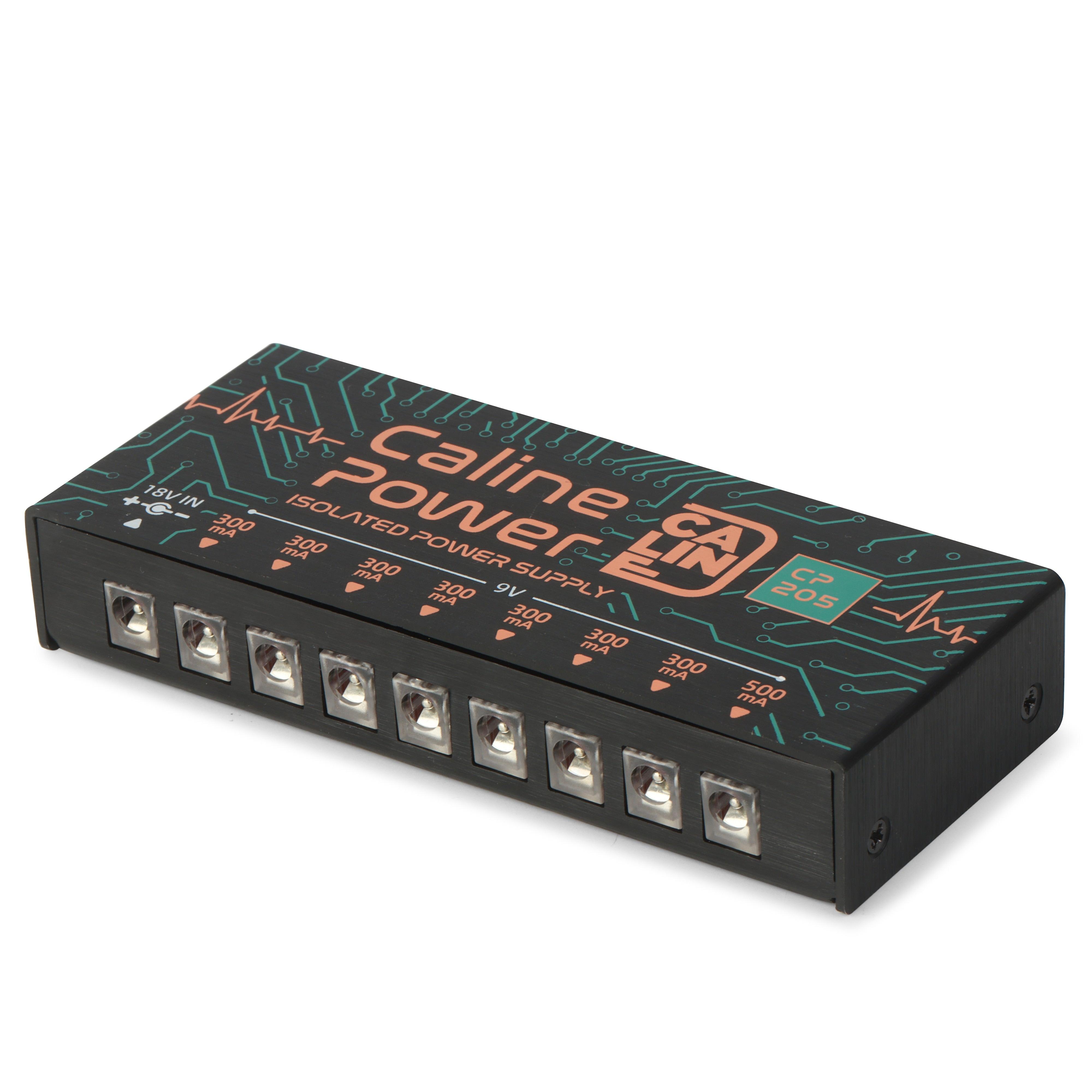 Caline Cp-205 Truly Isolated Power Supply Transparent Dc Multi Power Supply 8 Outputs For Guitar Effect Pedal