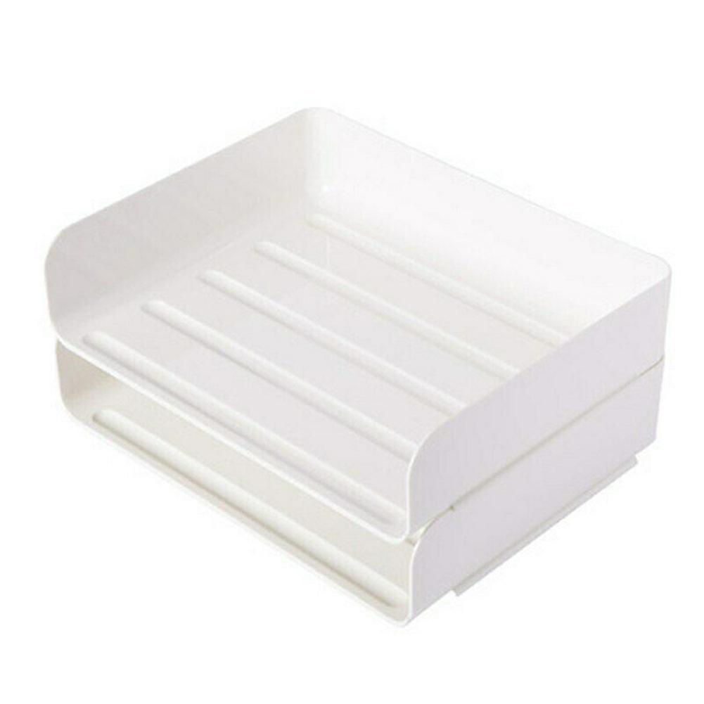 Stackable Desktop Storage Box Cosmetics Office Books Documents Storage Case