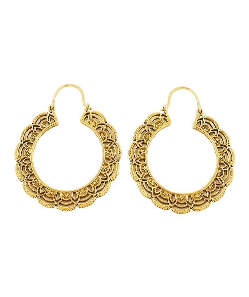 Floral Hoop Earrings 59080