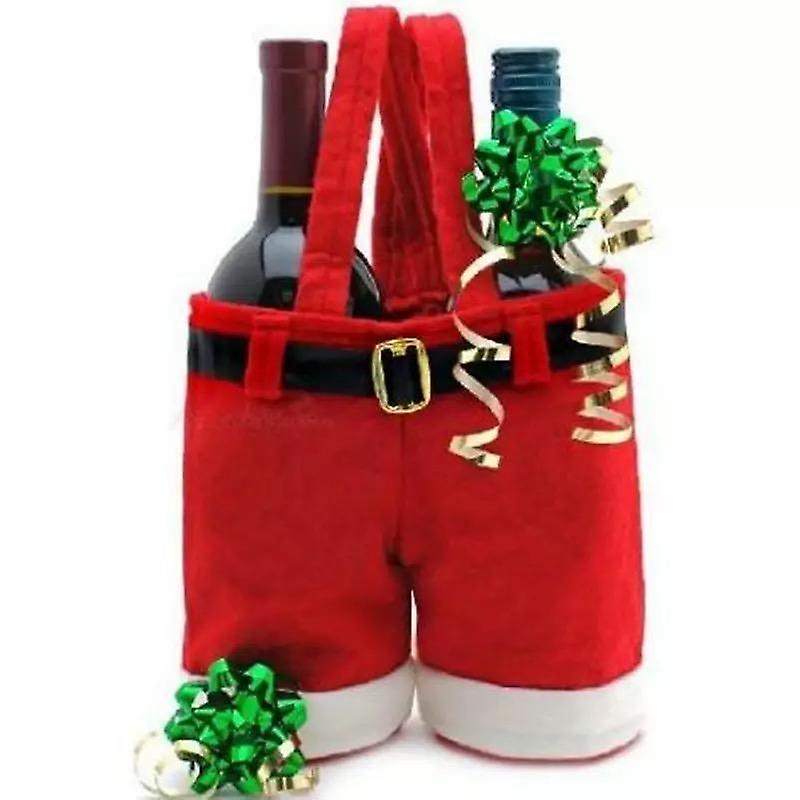Merry Christmas Santa Gift Bags Wool Fabric