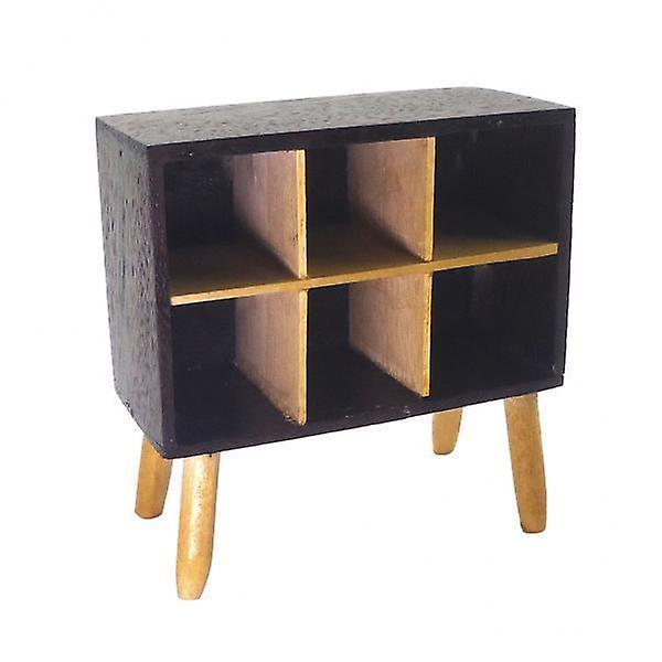 2x1/12 Scale 2 Layers Bookshelf Bookcase Handcrafted Model Room Decoration