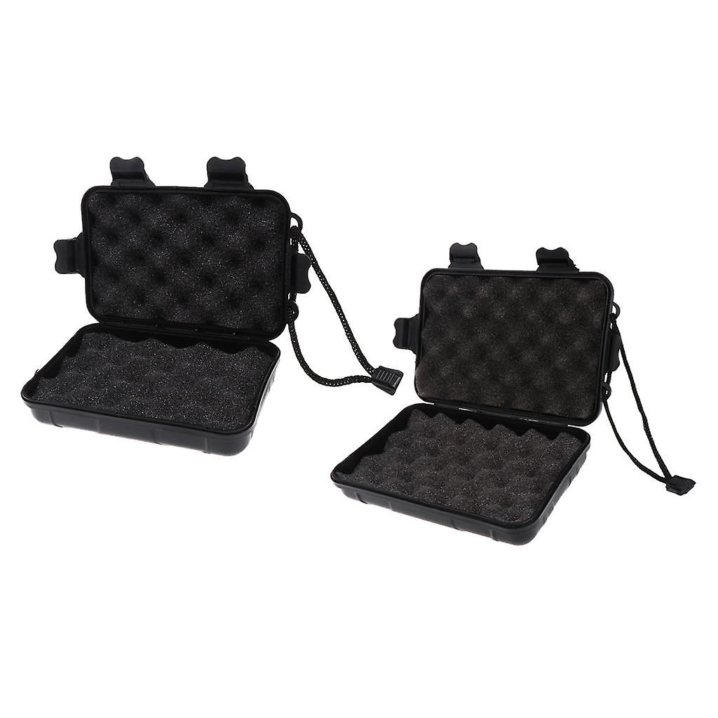 2 Pieces Foam Padded Storage Boxes for Bow Archery Arrow Heads Tool - L & M