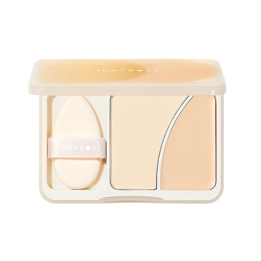 Double Fight High-disc Powder High-gloss Paste Brightens The Three-dimensional Face To Cover The T