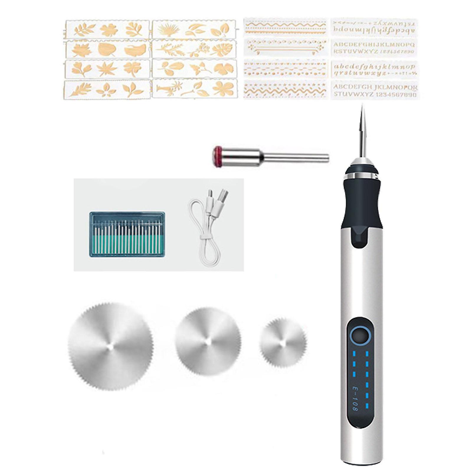 Professional Electric Engraving Pen Engraving Tool Set for Grinding Silver