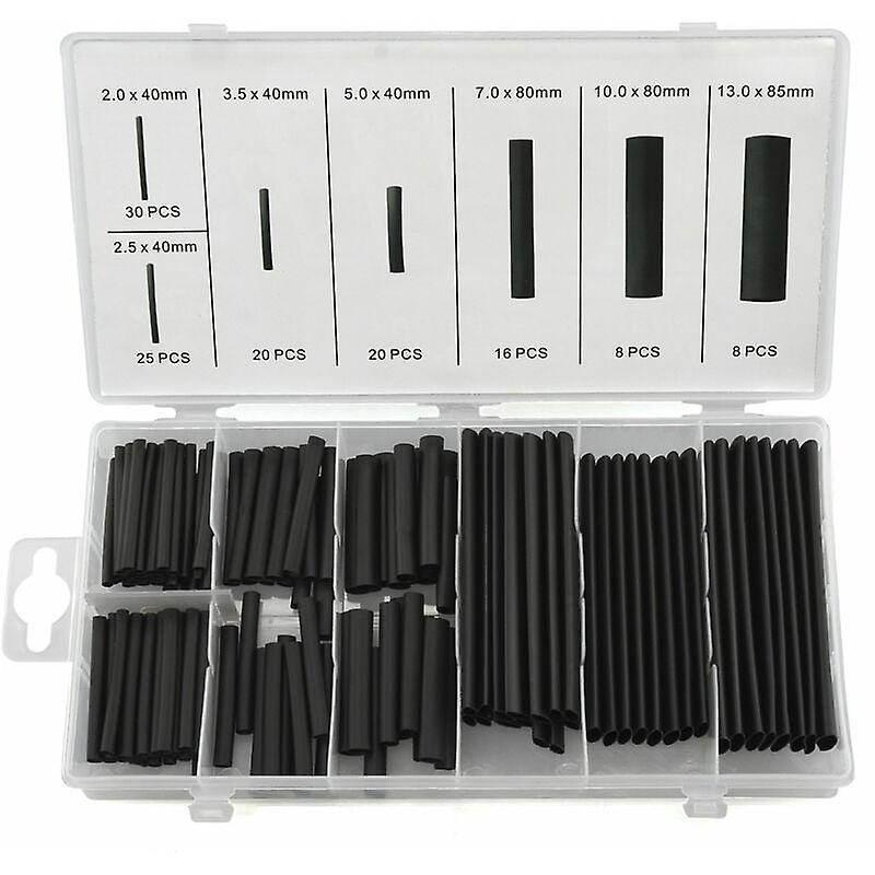 HEAT SHRINK TUBES ASSORTMENT - 127 PCS